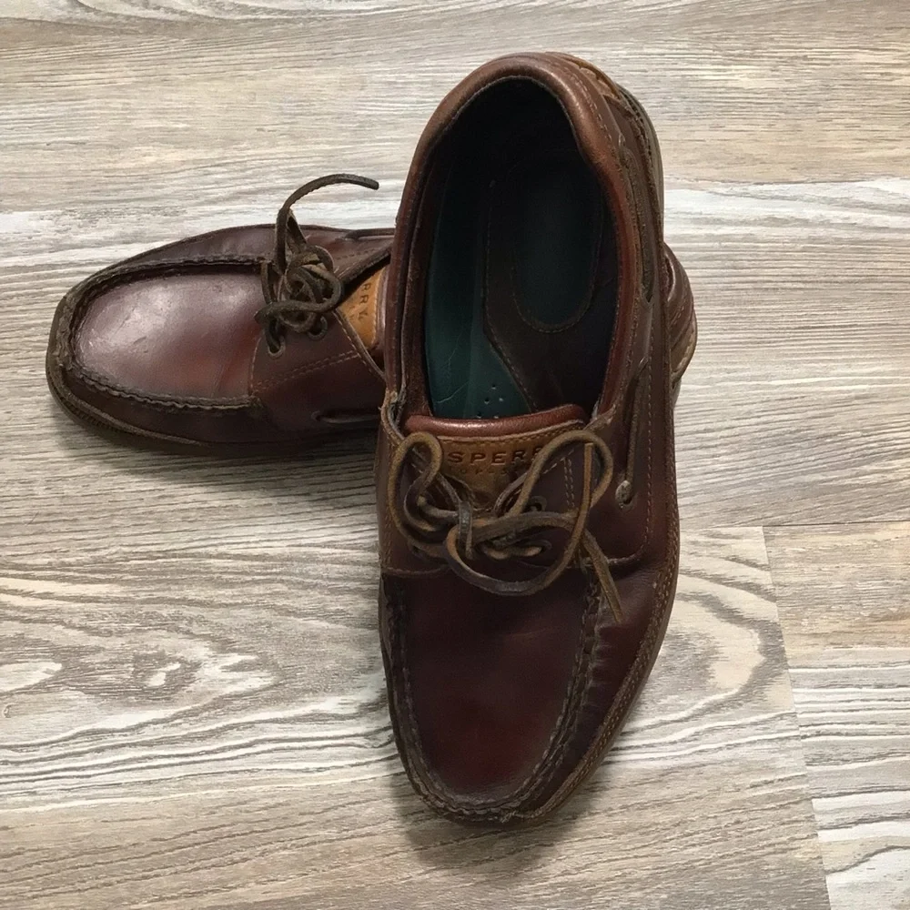Sperry Amaretto Mako Canoe Moccasin Boat Shoe 8.5